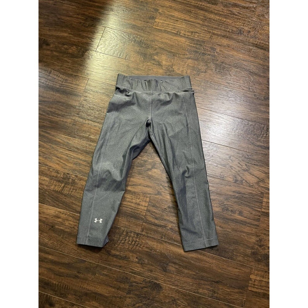 Work out pants Under Armour Size Small Women's Compression Gray Capri Leggings